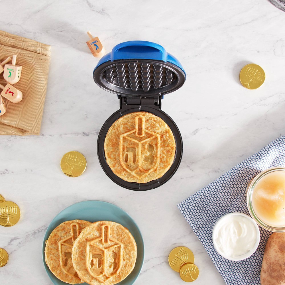 slide 5 of 7, Dash Dreidel Mini Waffle Maker, 1 ct