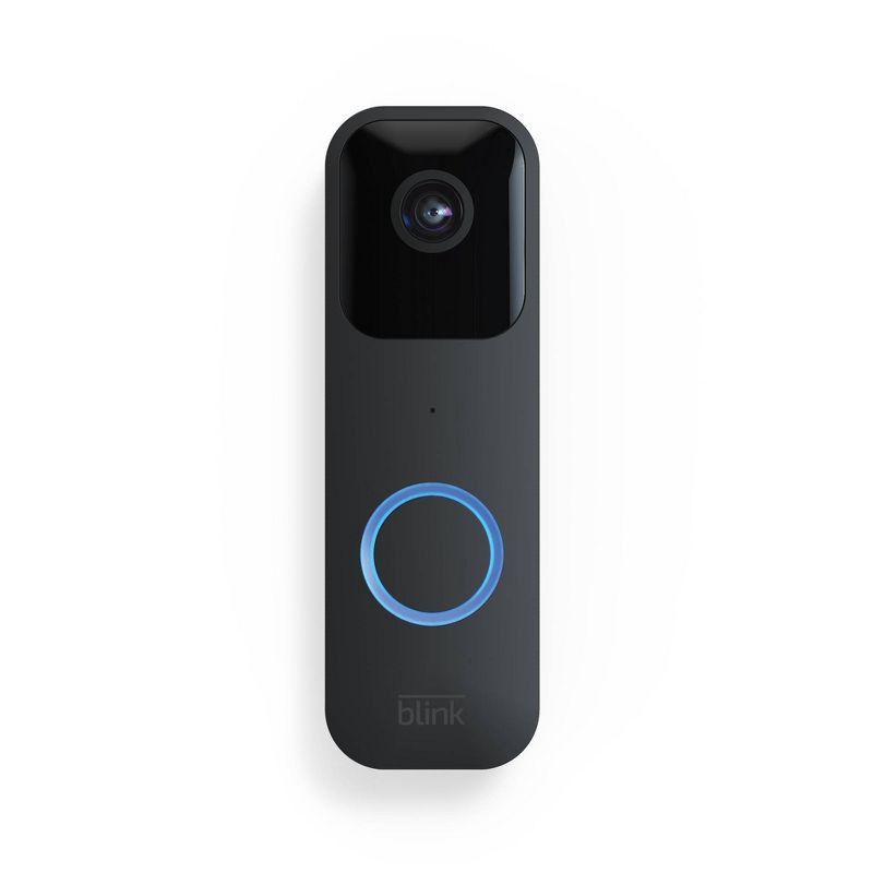 slide 1 of 5, Amazon Blink Wi-Fi Video Doorbell - Black, 1 ct
