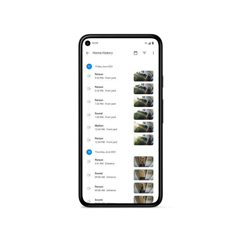 slide 6 of 9, Google Nest Indoor/Outdoor Cam (Battery), 1 ct