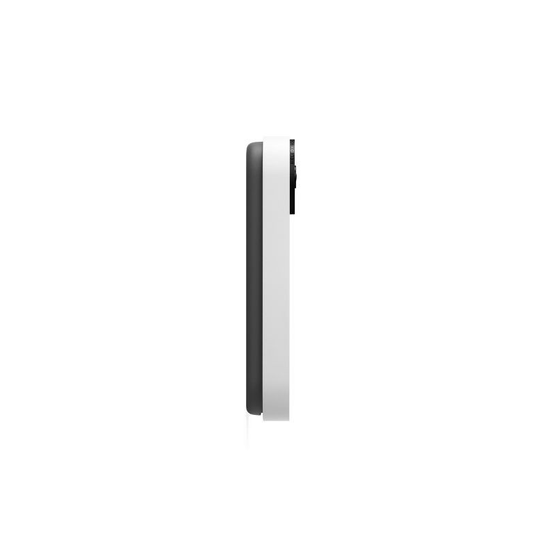 slide 2 of 8, Google Nest Doorbell (Battery) - Snow: Wireless Video Camera & Mic, 1 ct