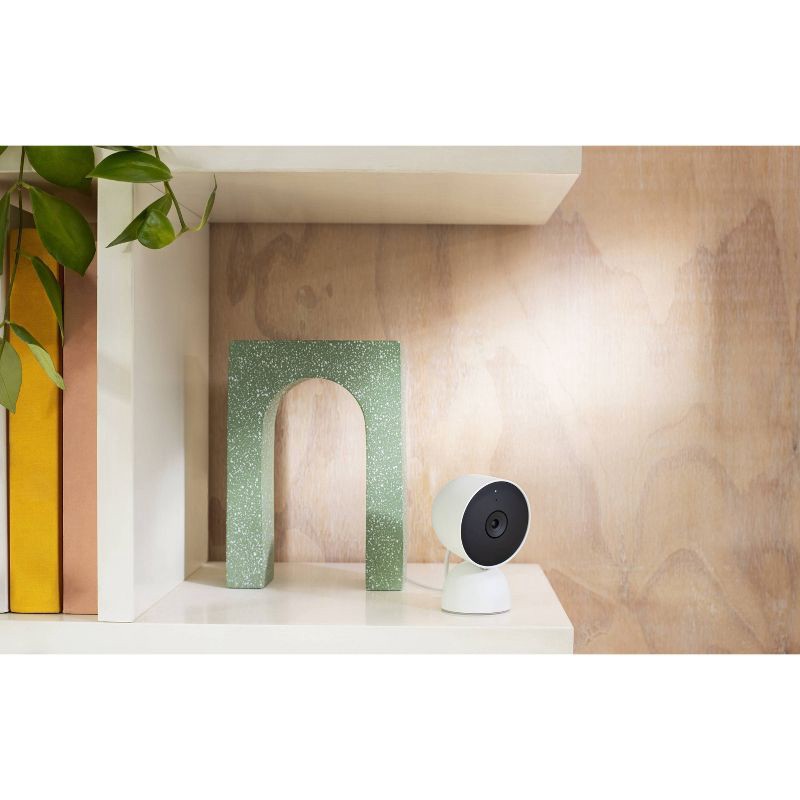 slide 8 of 10, Google Nest Cam (Indoor, Wired) - White: Security System with USB Connection, 1 ct