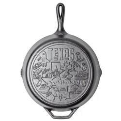 Lodge Seasoned Cast Iron Texas Road Trip Skillet 1 Each