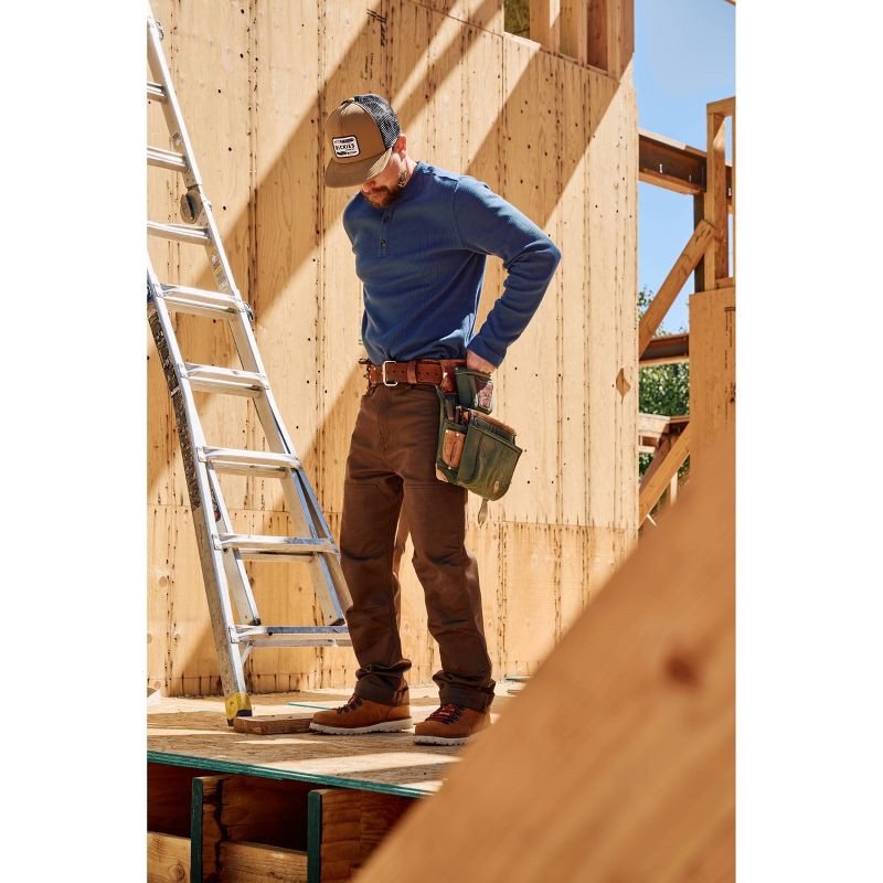 slide 5 of 5, Dickies Men's 6pk Max Cushion Crew Socks - Black 6-12: Midweight, Tagless, Solid Pattern, 6 ct