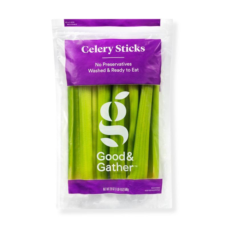 slide 1 of 4, Celery Sticks - 20oz - Good & Gather™ (Packaging May Vary), 20 oz