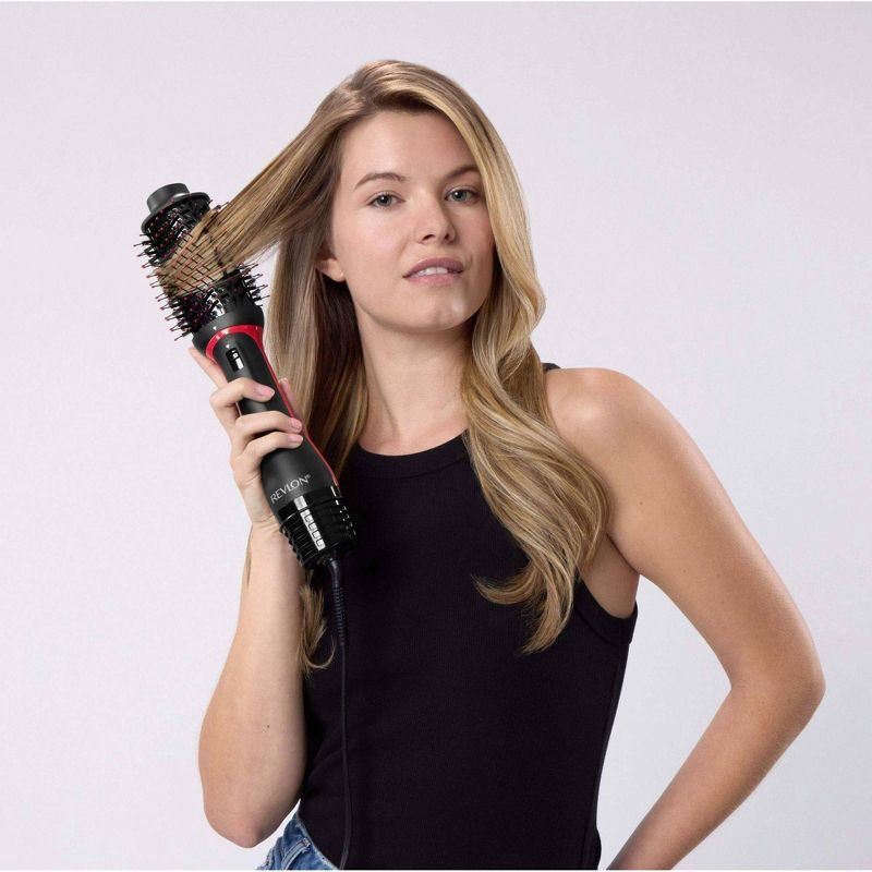slide 2 of 12, Revlon One-Step Volumizer PLUS Hair Dryer and Hot Air Brush - Black, 1 ct