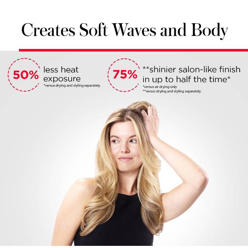 slide 5 of 12, Revlon One-Step Volumizer PLUS Hair Dryer and Hot Air Brush - Black, 1 ct