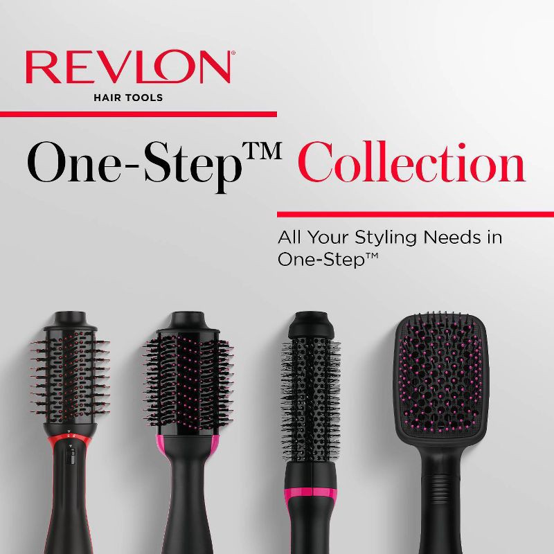 slide 11 of 12, Revlon One-Step Volumizer PLUS Hair Dryer and Hot Air Brush - Black, 1 ct