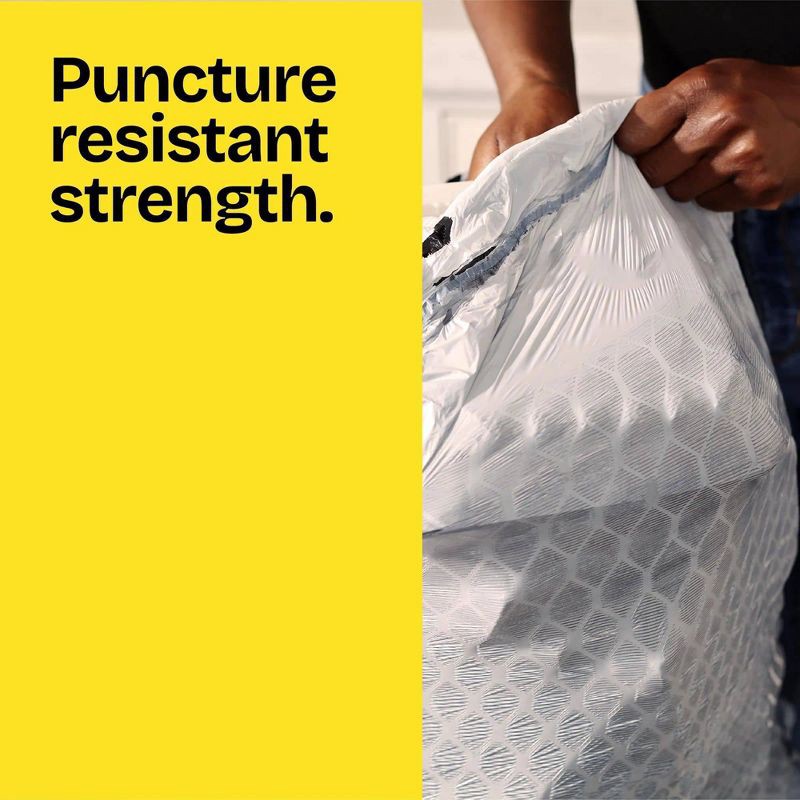 slide 3 of 11, Glad ForceFlex Tall Kitchen Drawstring Trash Bags - Febreze Mediterranean Lavender - 13gal/100ct: Plastic, Extra Strength, 13 gal, 100 ct