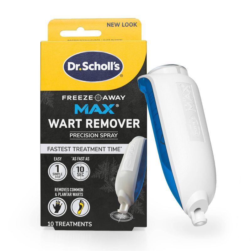 slide 1 of 11, Dr. Scholl's Freeze Away Max Wart Remover - 10 Applications, 1 ct