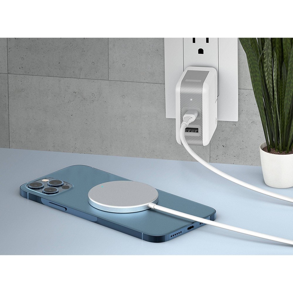 Just Wireless Charger White 1 ct Shipt