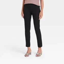 Women's High-Rise Skinny Ankle Pants - A New Day™ Black 12