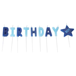 Papyrus Birthday Candles, Boy Birthday - 9 ct