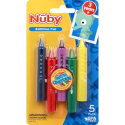 Nuby Bath Crayons 1 ea