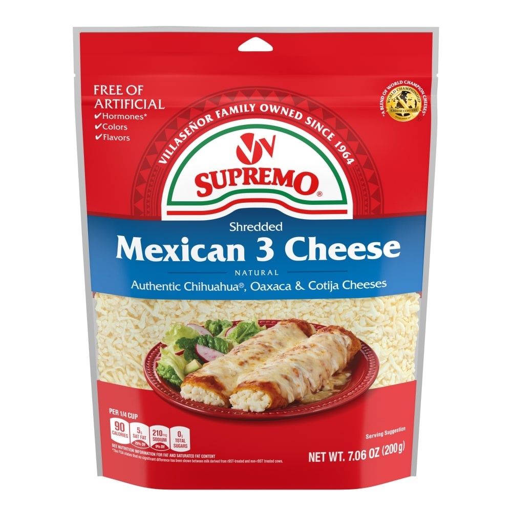 slide 1 of 1, Supremo Cheese 7.06 oz, 7.06 oz