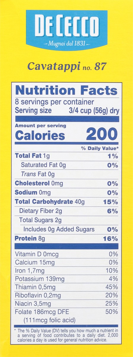 slide 3 of 13, De Cecco No. 87 Cavatappi 1 lb, 1 lb