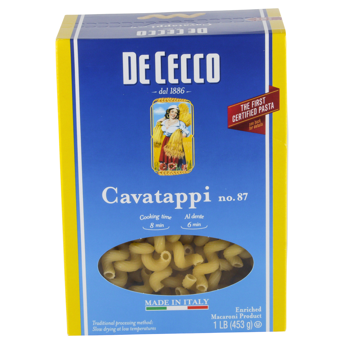 slide 1 of 6, De Cecco Cavatappi Pasta, 16 oz