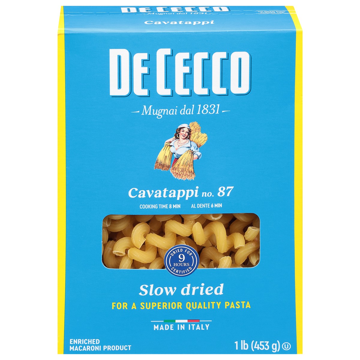 slide 11 of 13, De Cecco No. 87 Cavatappi 1 lb, 1 lb