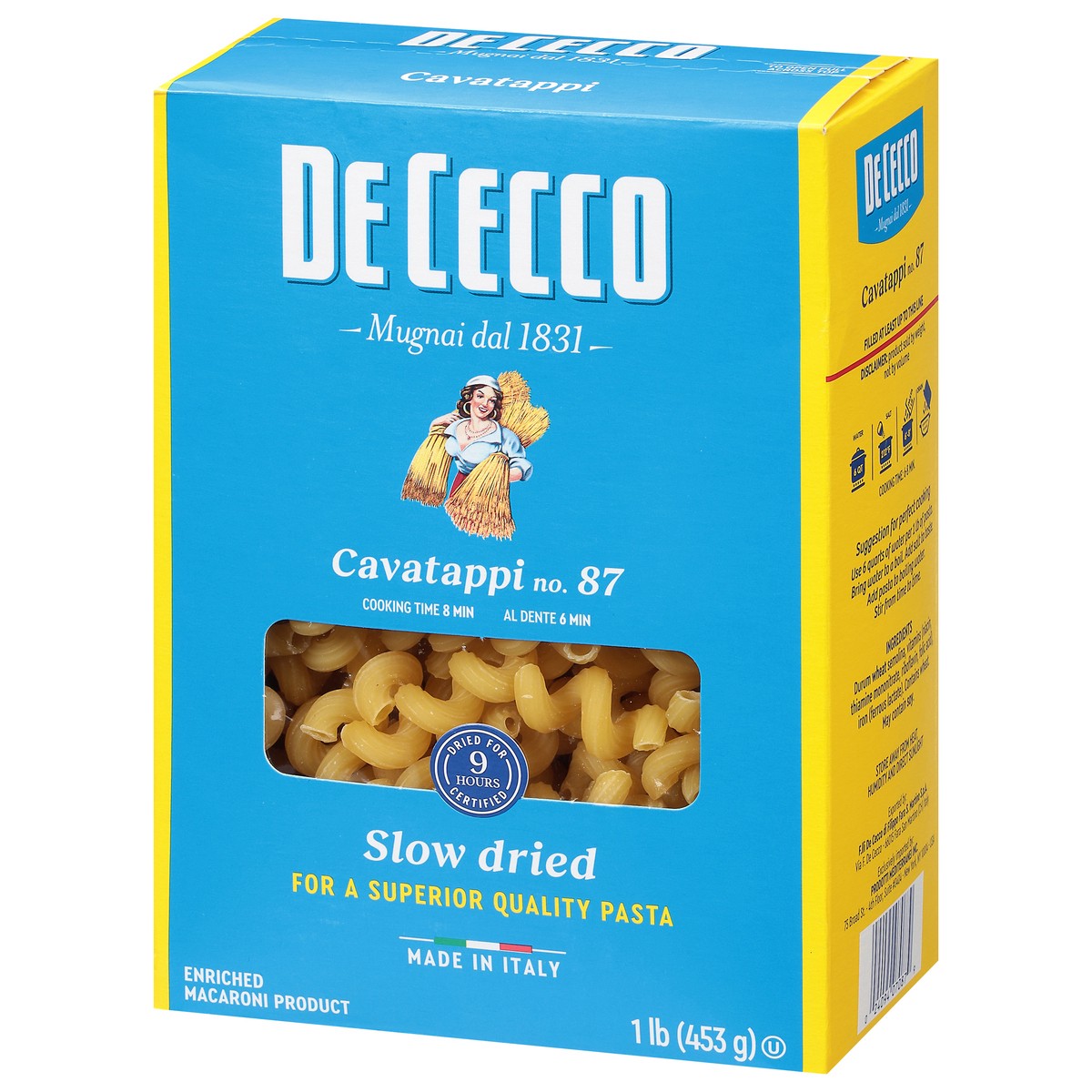 slide 12 of 13, De Cecco No. 87 Cavatappi 1 lb, 1 lb
