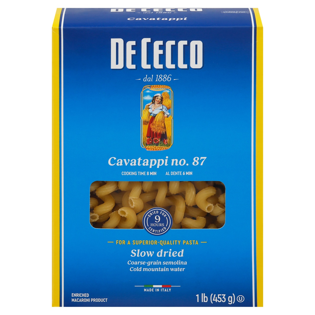 slide 1 of 6, De Cecco Cavatappi Pasta, 16 oz