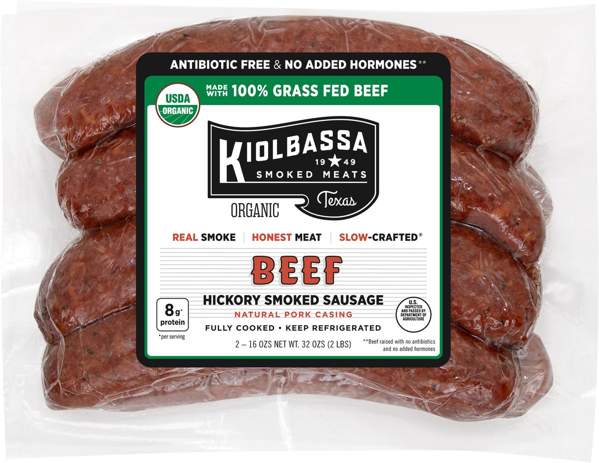 Kiolbassa 2024 beef sausage