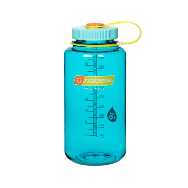 slide 1 of 1, Nalgene Retro Wide Mouth Water Bottle - Teal, 32 oz