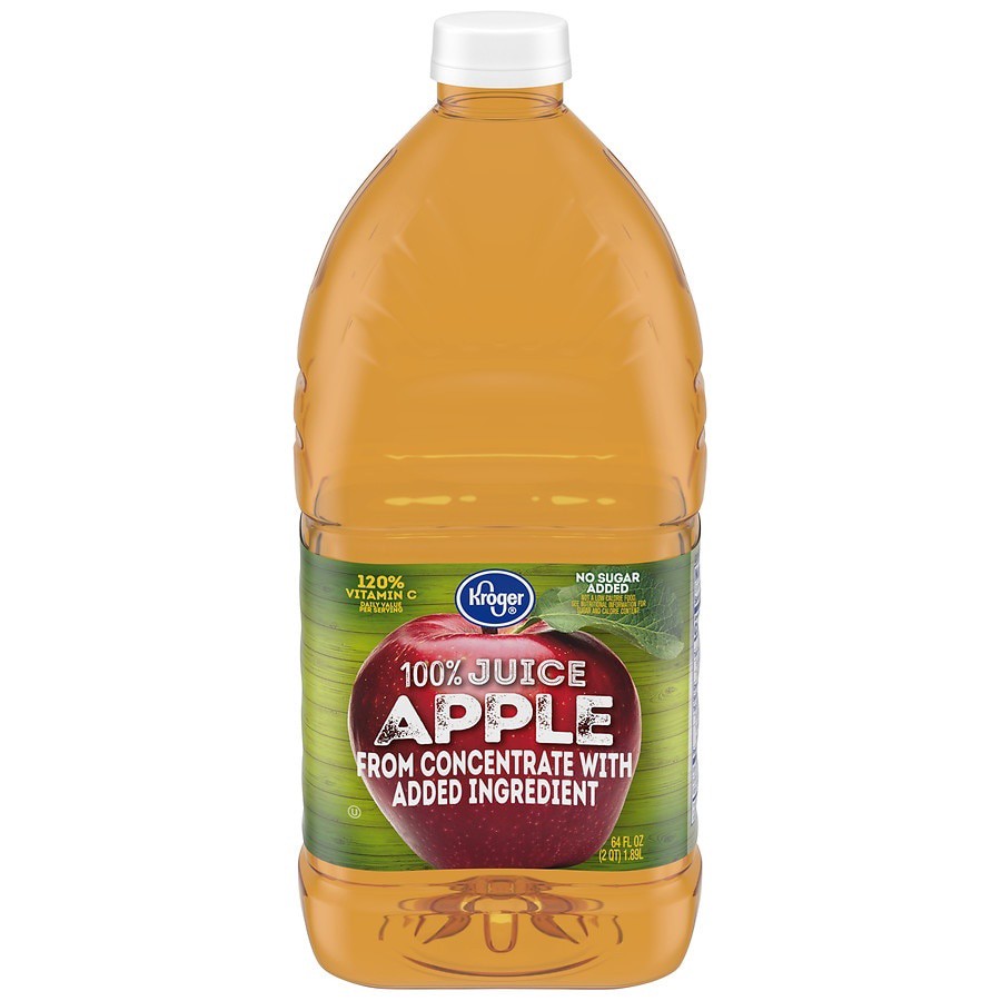 slide 1 of 4, Kroger 100% Apple from Concentrate Juice - 64 oz, 64 oz