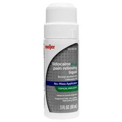 Meijer Lidocaine Plus, Pain Relieving Liquid, 3 Oz