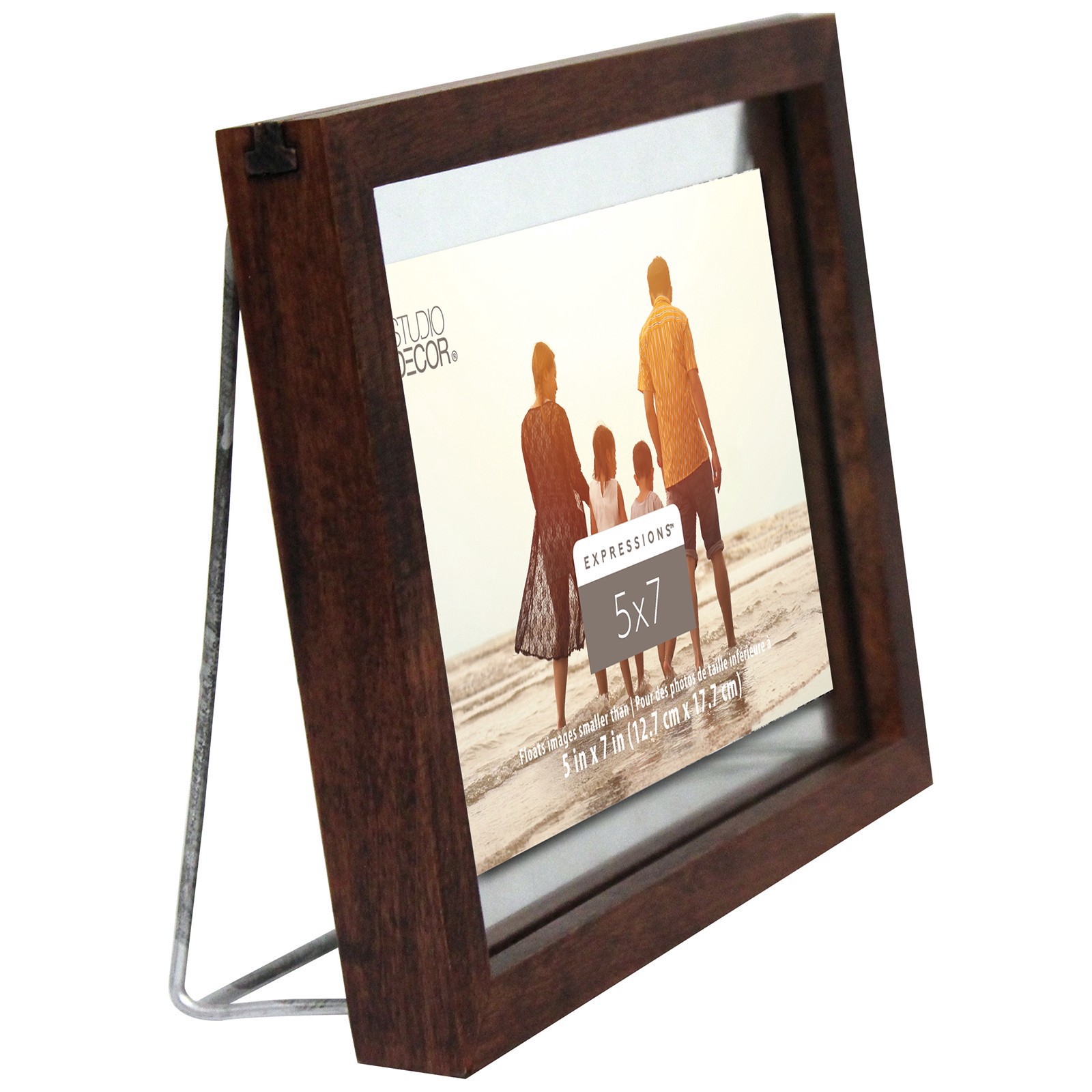 slide 4 of 4, Expressions 5" X 7" Natural Wood Float Frame By Studio Decor, 5 in x 7 in