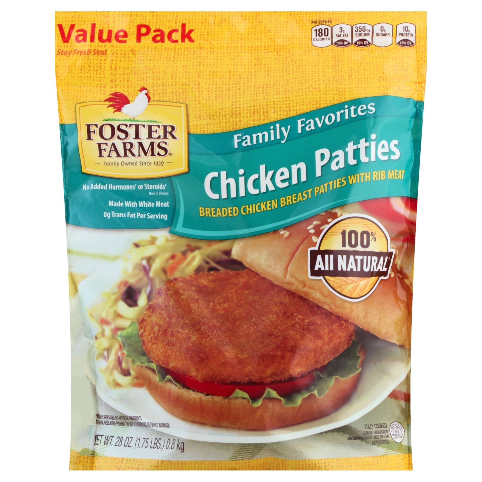 Foster Farms Chicken Patties Value Pack 28 oz Shipt