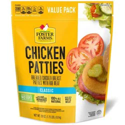 Foster Farms Chicken Patties - 28 oz