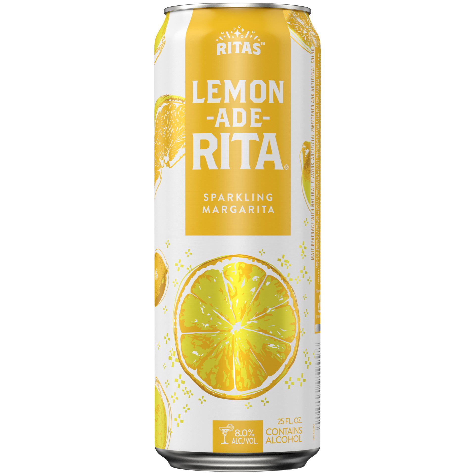 slide 2 of 4, RITAS Lemon-Ade-Rita Malt Beverage, 25 oz