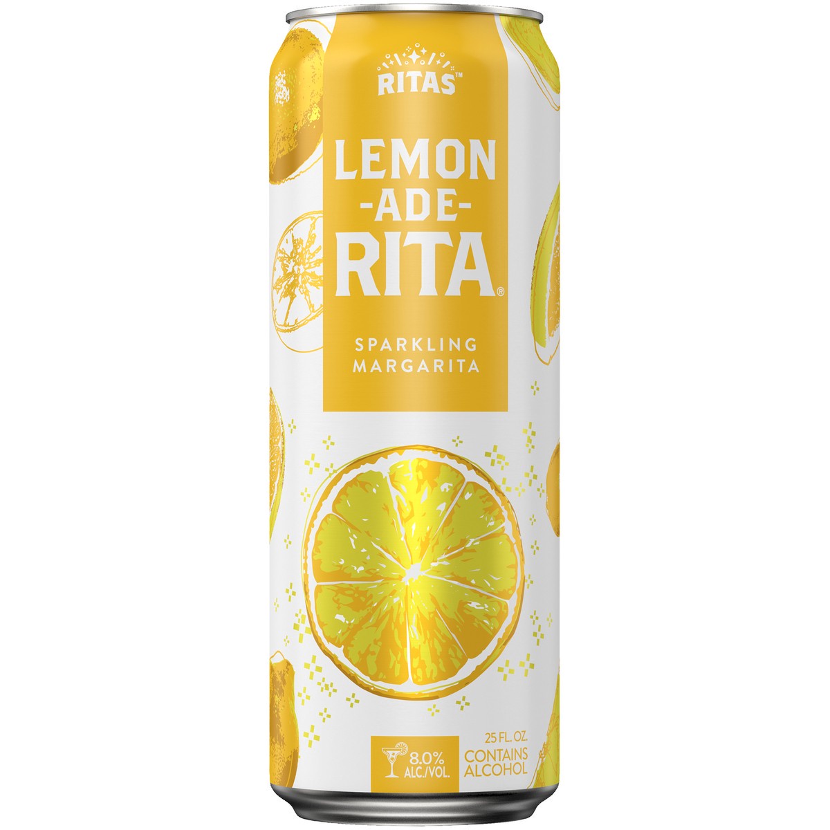 slide 1 of 4, RITAS Lemon-Ade-Rita Malt Beverage, 25 oz