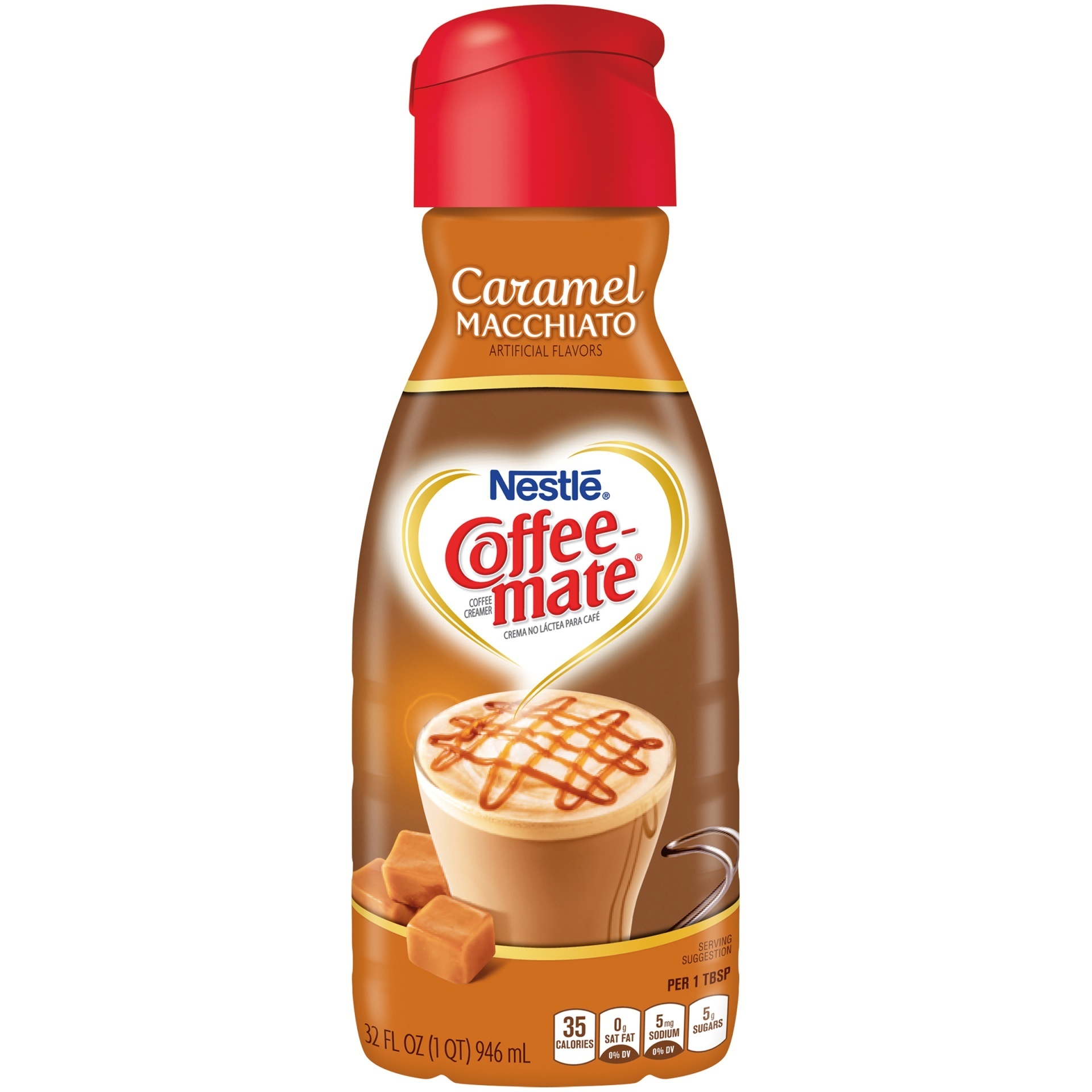 slide 1 of 1, Coffee-Mate Caramel Macchiato Creamer, 32 oz