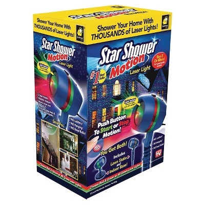 slide 1 of 1, As Seen on TV Star Shower Motion Laser Light Projector, 1 ct