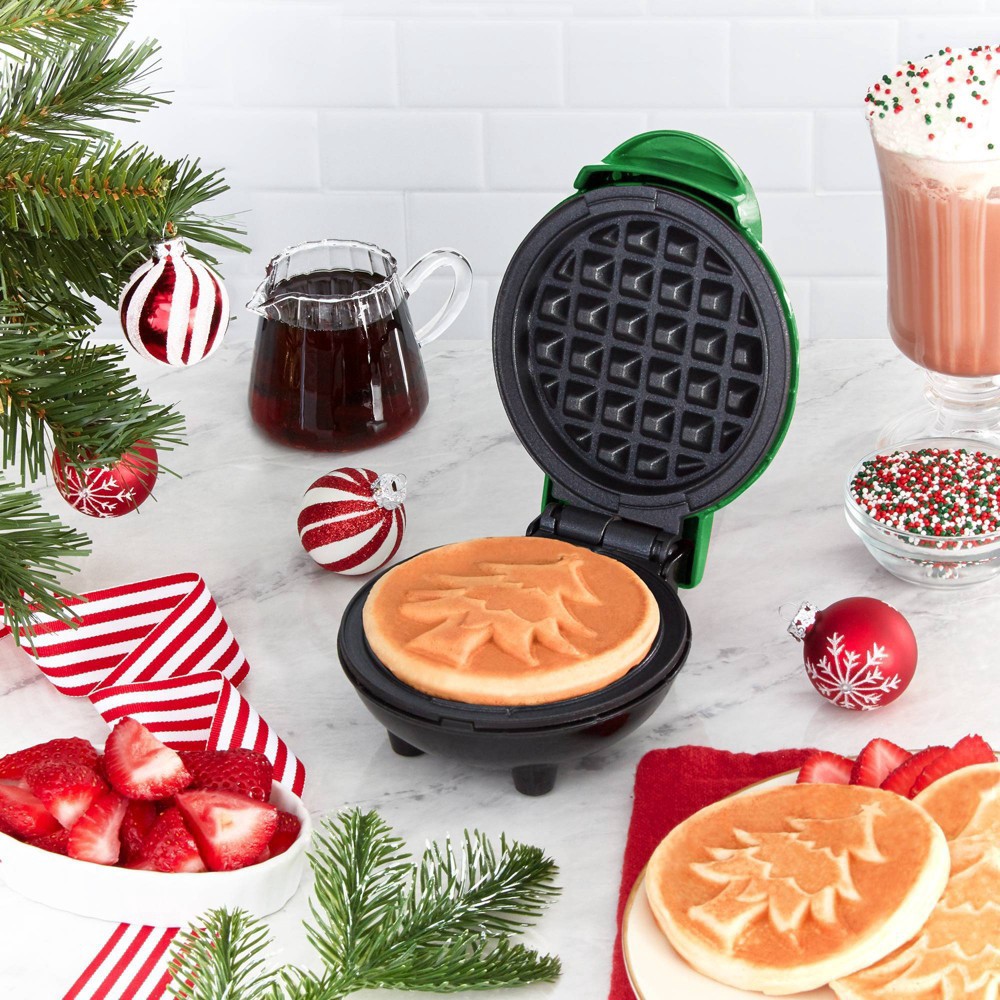 Costco is Selling A Mini Dash Waffle Maker That Comes With 6