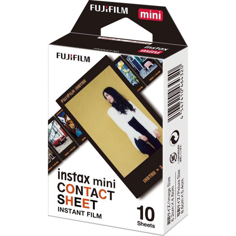 slide 2 of 8, Fujifilm instax mini Contact Sheet Instant Film - 10ct, 10 ct