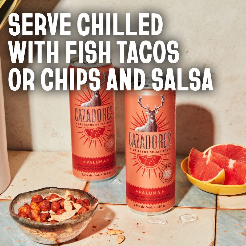 slide 4 of 6, Cazadores Paloma Cocktail - 4pk/355ml Cans, 4 ct; 355 ml