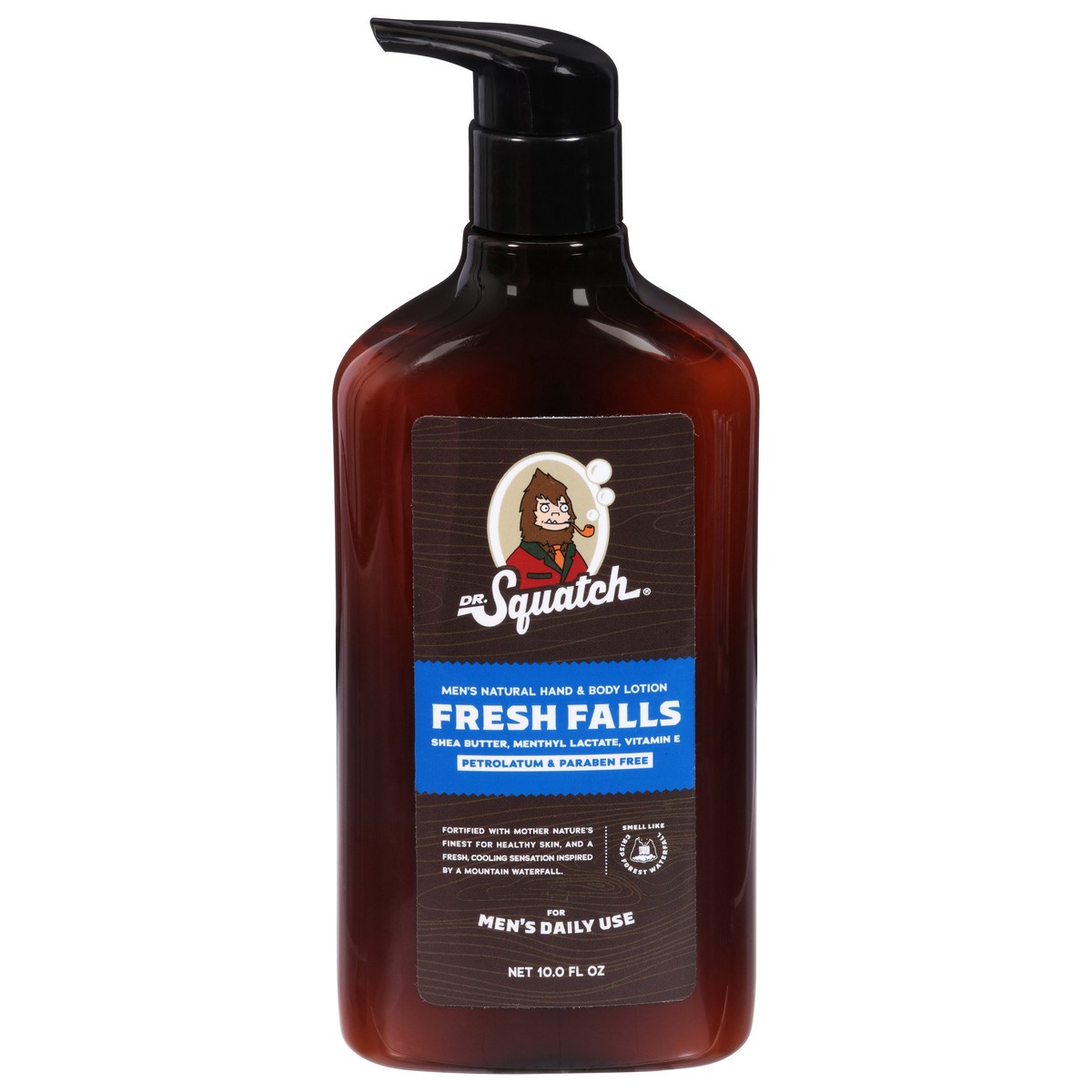 slide 10 of 13, Dr. Squatch Men's Natural Fresh Falls Moisturizing Lotion 10.0 fl oz, 10 fl oz