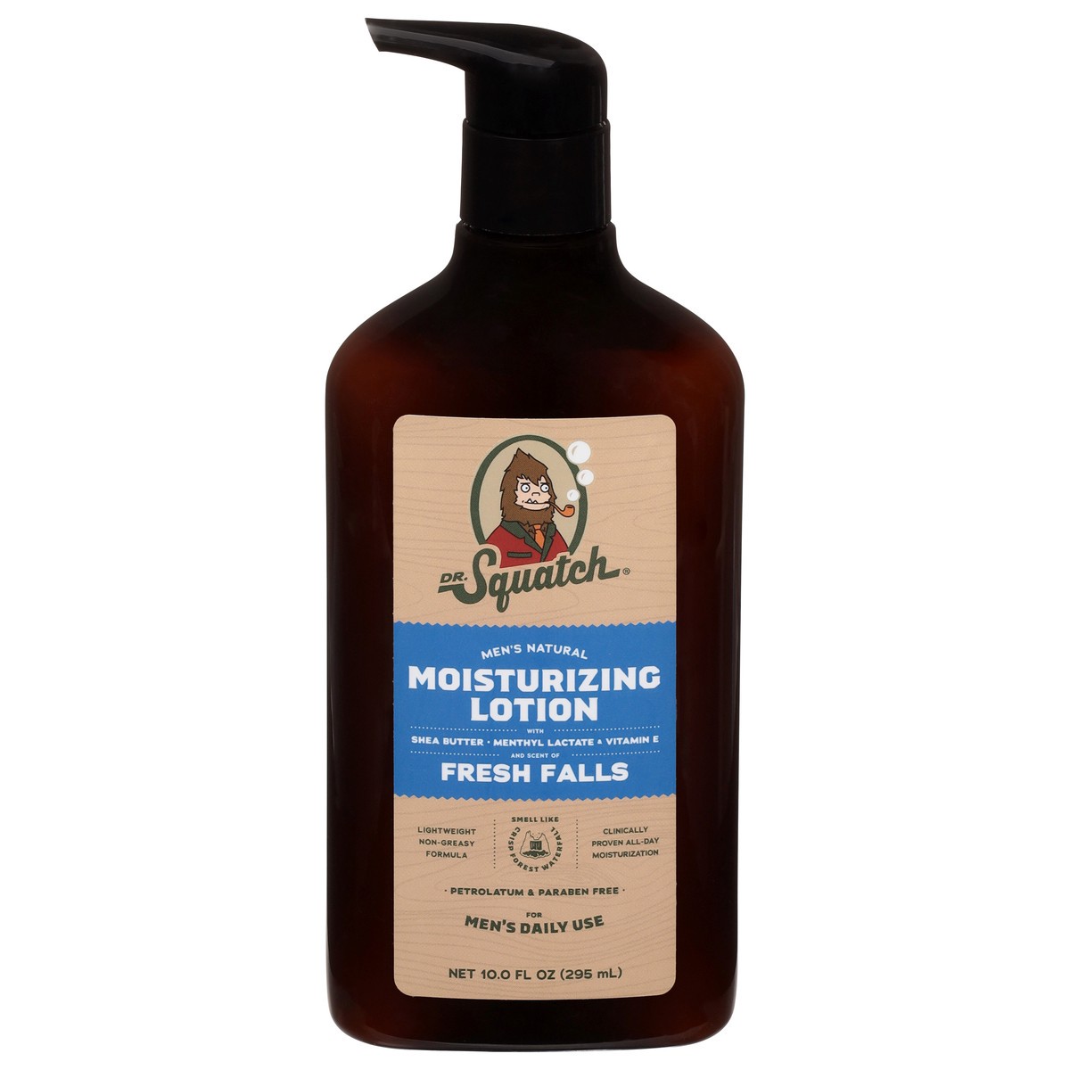 slide 1 of 13, Dr. Squatch Men's Natural Fresh Falls Moisturizing Lotion 10.0 fl oz, 10 fl oz