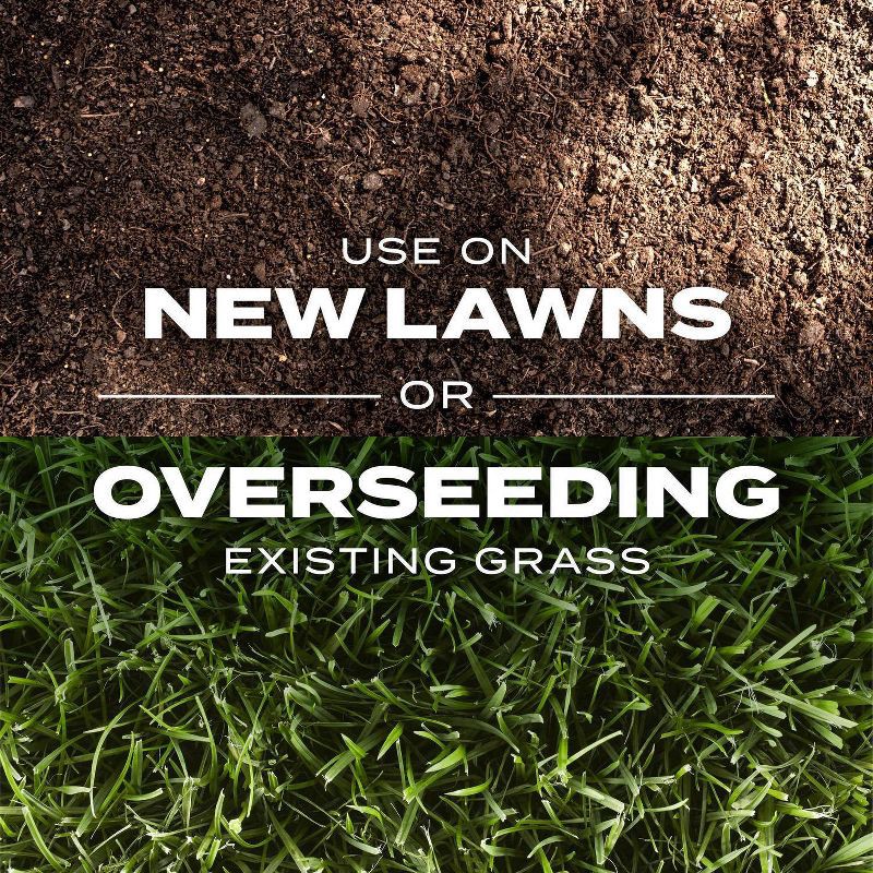 slide 7 of 9, Scotts Turf Builder Rapid Grass Seed Sun & Shade Mix - 5.6lb: Quick Germination, Lawn Fertilizer, Covers 2800 sq ft, 5.6 lb, 2800 sq ft