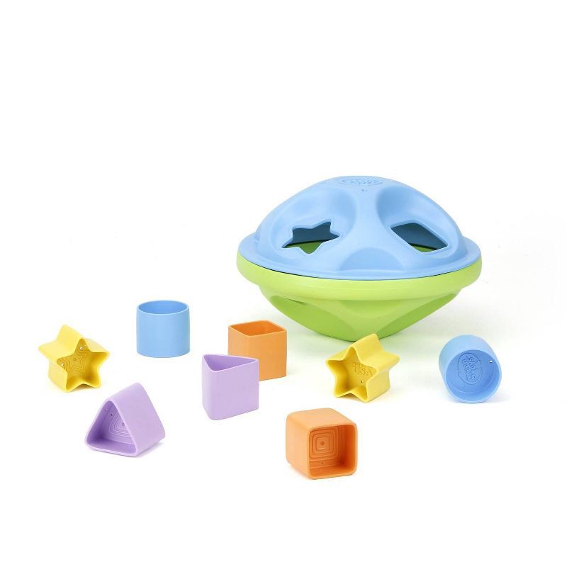 slide 1 of 5, Green Toys Shape Sorter, 1 ct