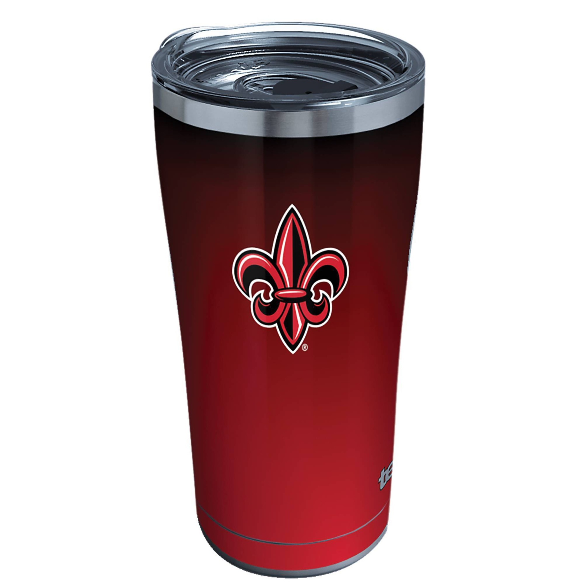 slide 1 of 3, NCAA Louisiana Ragin' Cajuns Ombre Stainless Steel Tumbler with Lid, 20 oz