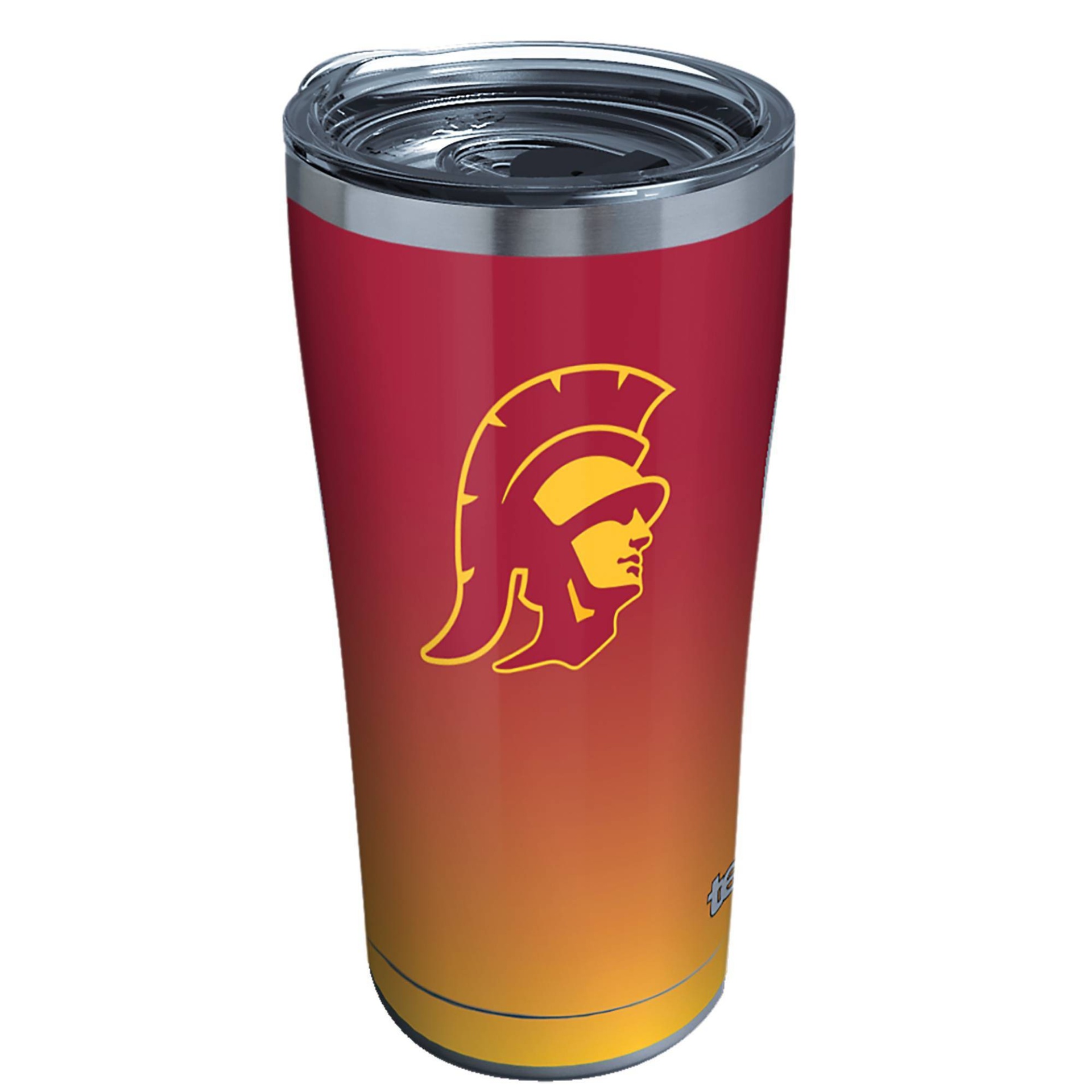 slide 1 of 3, NCAA USC Trojans Ombre Stainless Steel Tumbler with Lid, 20 oz