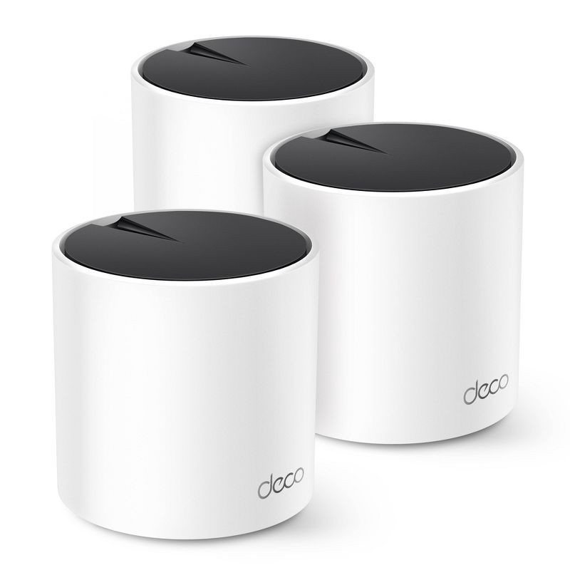 slide 1 of 8, TP-Link AX1800 3pk Mesh WiFi 3pk, 3 ct