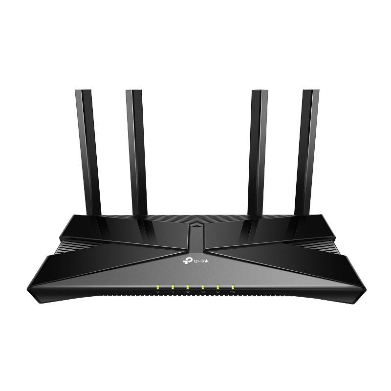 slide 1 of 3, TP-Link AX1800 Dual Band Router: Wi-Fi 6, 2.4/5 GHz, Ethernet Ports, Xfinity Compatible, 1 ct