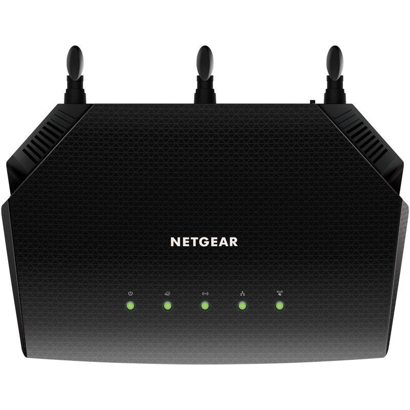 slide 4 of 4, Netgear 4-Stream Dual Band AX1800 WiFi 6 Router - (RAX10): WPA3 Security, Smartphone App Control, 1 ct