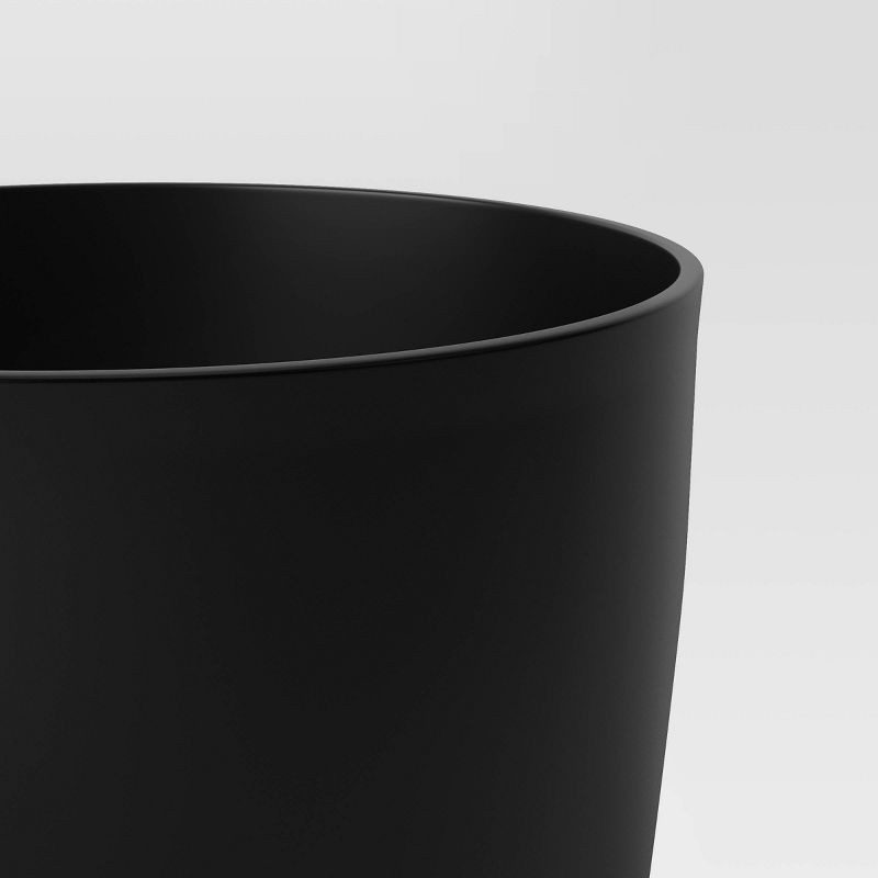slide 4 of 4, Self-Watering Plastic Indoor Outdoor Planter Pot Black 20"x20" - Room Essentials™: Durable, No Assembly, 1 ct