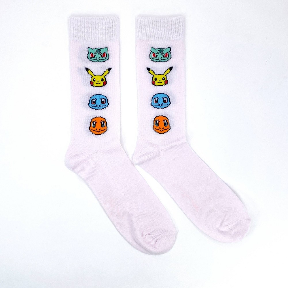 slide 2 of 7, Pokemon Crew Socks - Generation 1 Heads/Pikachu Waving/Magikarp - 3pk, 3 ct