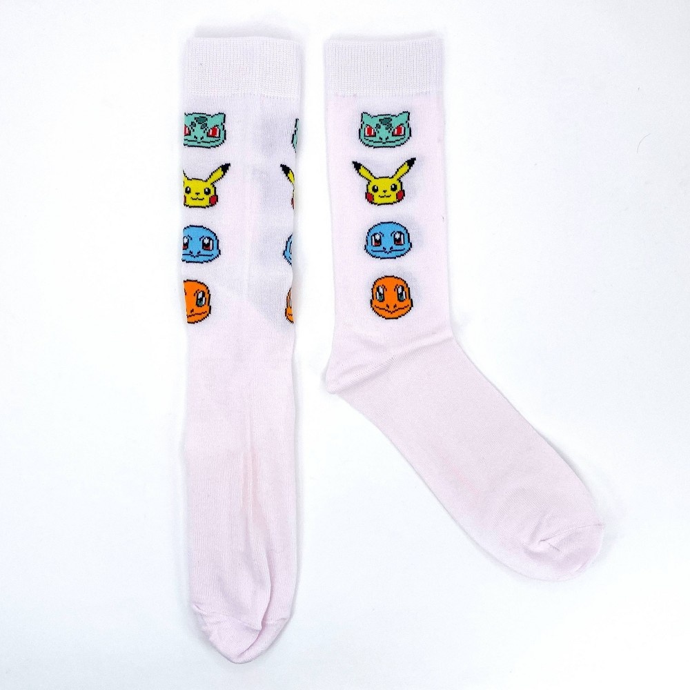 slide 3 of 7, Pokemon Crew Socks - Generation 1 Heads/Pikachu Waving/Magikarp - 3pk, 3 ct