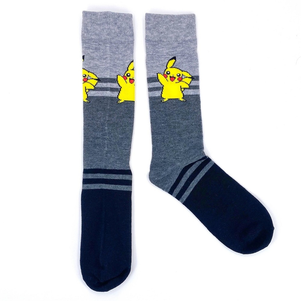 slide 5 of 7, Pokemon Crew Socks - Generation 1 Heads/Pikachu Waving/Magikarp - 3pk, 3 ct